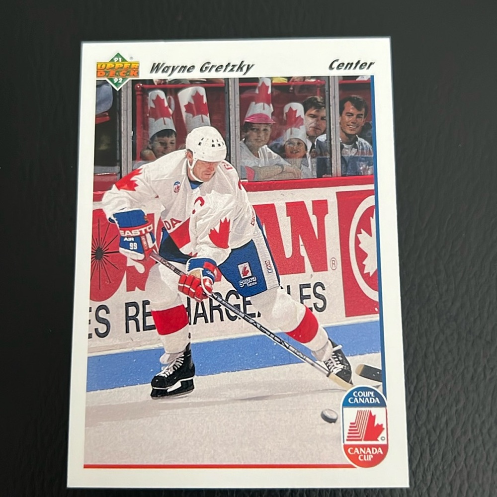 #6 Wayne Gretzky upper deck 92 Canada cup